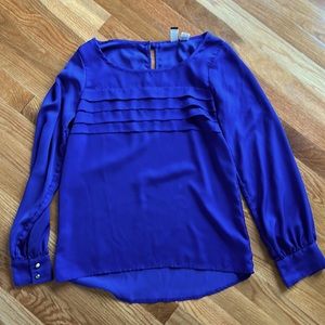 Dark blue womens blouse size XS